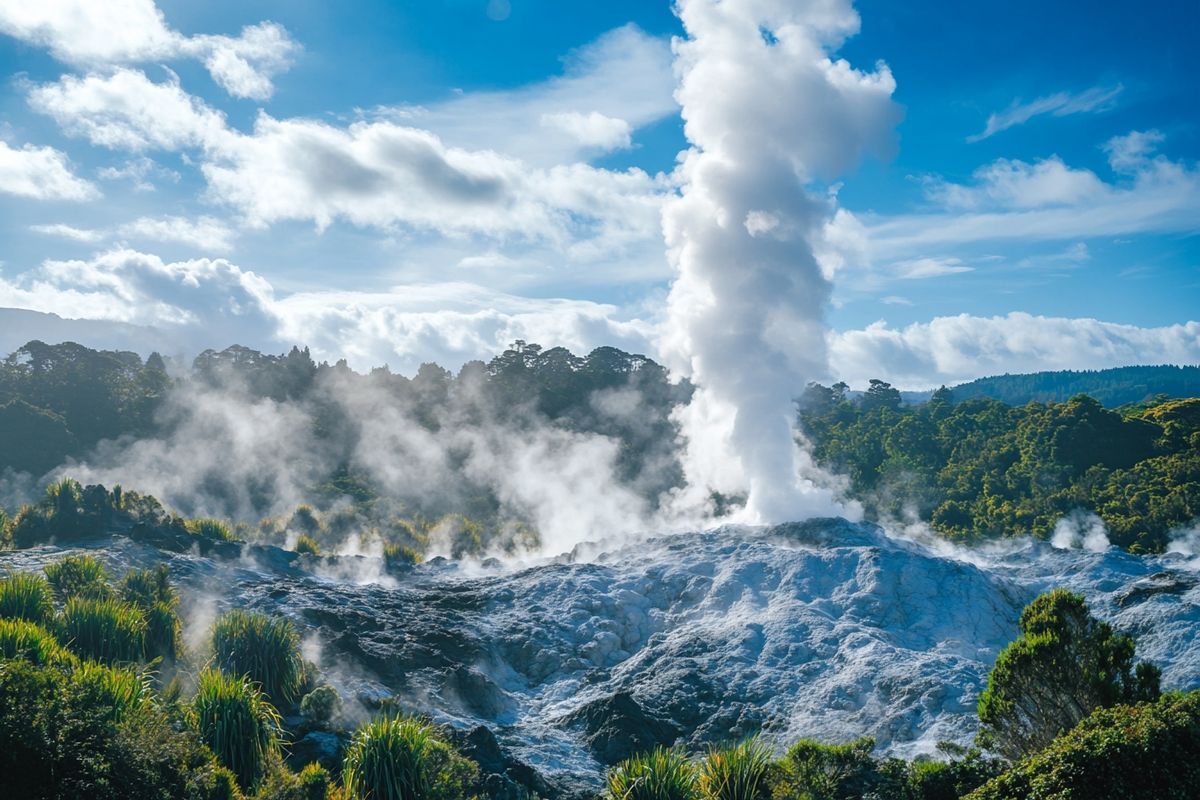 Rotorua : La Terre des Forces Géothermiques