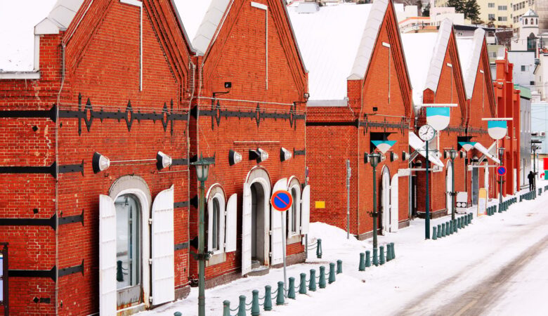 Warehouse District of Hakodate, Hokkaido, Japan