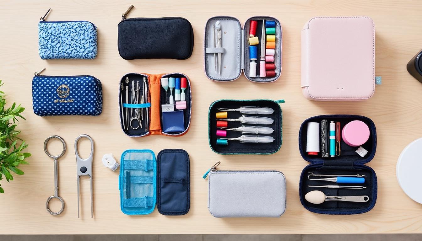découvrez notre kit de couture de voyage, l'accessoire indispensable pour toutes vos aventures ! pratique et compact, il vous permet de réparer rapidement les petits incidents vestimentaires où que vous soyez. ne laissez plus un bouton manquant ou une couture décousue gâcher votre look !