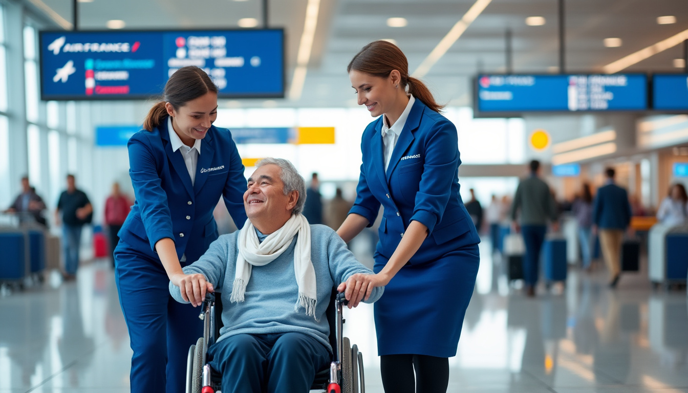 découvrez les détails du service air france handicap avec un focus sur les tarifs adaptés aux besoins spécifiques des passagers en situation de handicap. informations sur l'accompagnement, les réductions et les démarches pour voyager sereinement.