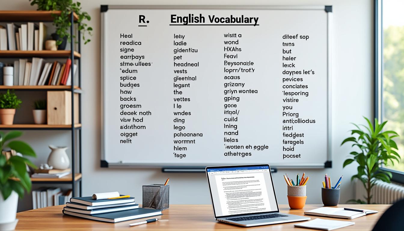 découvrez notre liste complète de mots anglais commençant par r pour enrichir votre vocabulaire et améliorer facilement votre maîtrise de l’anglais. idéal pour progresser à l’oral comme à l’écrit !