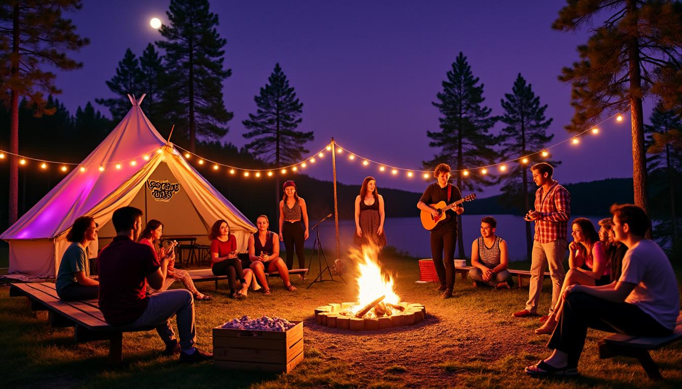 découvrez les activités amusantes et dynamiques spécialement conçues pour les jeunes adultes de 18 à 25 ans dans notre camping, alliant aventure, loisirs et convivialité pour des vacances inoubliables.