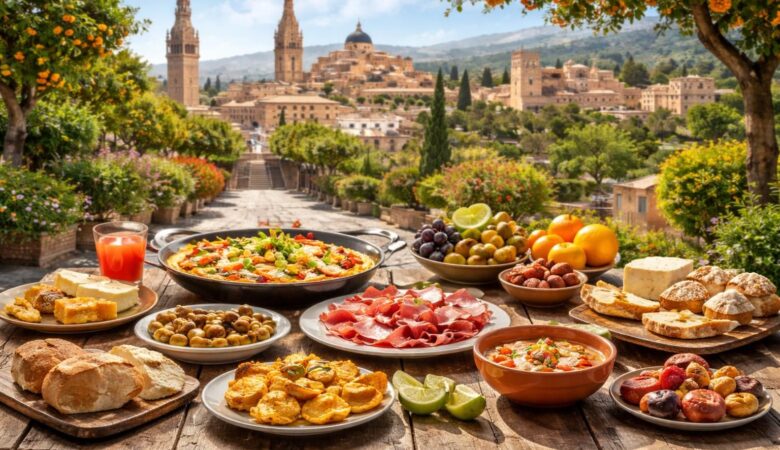 découvrez une aventure culinaire andalouse unique en explorant les saveurs authentiques de séville, cordoue et grenade à travers des plats traditionnels et des spécialités locales.
