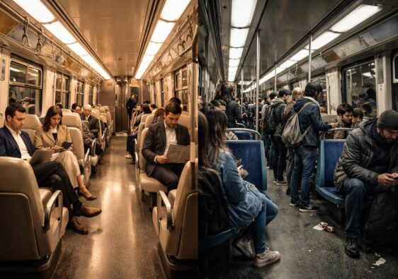 découvrez les différences marquantes entre la 1ère classe dans le métro parisien et les autres classes, pour un voyage plus confortable et exclusif à paris.