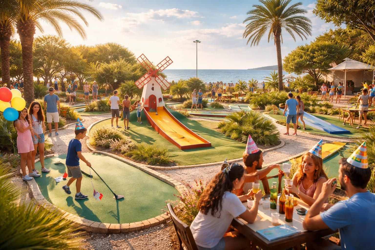 découvrez les minigolfs à palavas, l'endroit parfait pour organiser vos anniversaires et événements mémorables en famille ou entre amis.