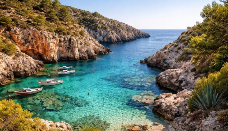 découvrez les secrets bien gardés de la plage de porto limnionas à zakynthos, zante : un coin paradisiaque aux eaux turquoise et aux paysages époustouflants, loin des foules touristiques.