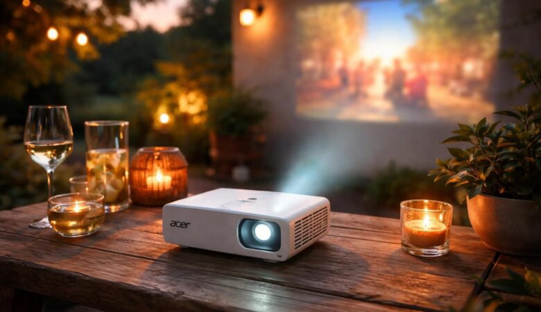 découvrez comment le mini vidéoprojecteur acer transforme vos soirées diapo en moments inoubliables pour partager vos photos de vacances en grand format.