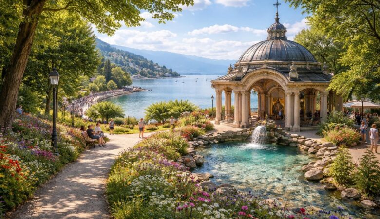 explorez évian-les-bains et ses trésors cachés, profitez de ses eaux thermales réputées, de paysages magnifiques et d'activités détente au cœur de la nature.