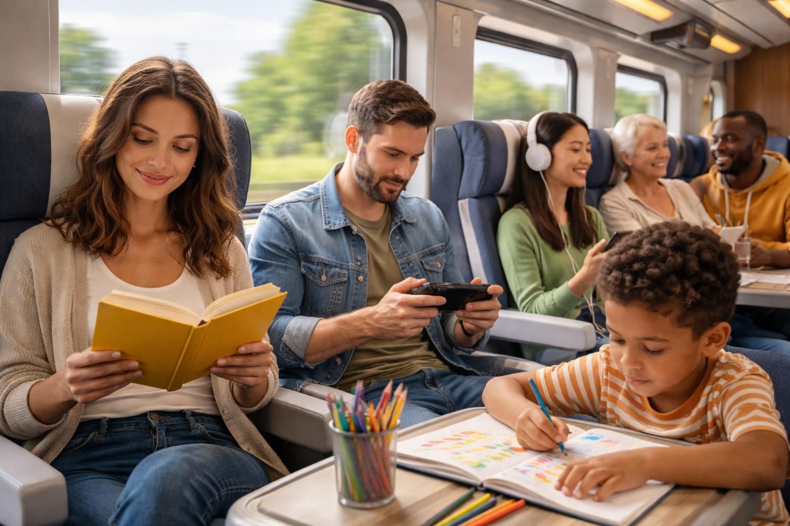 découvrez des activités ludiques et pratiques pour rendre vos trajets de voyage agréables et éviter l'ennui, que ce soit en voiture, en train ou en avion.