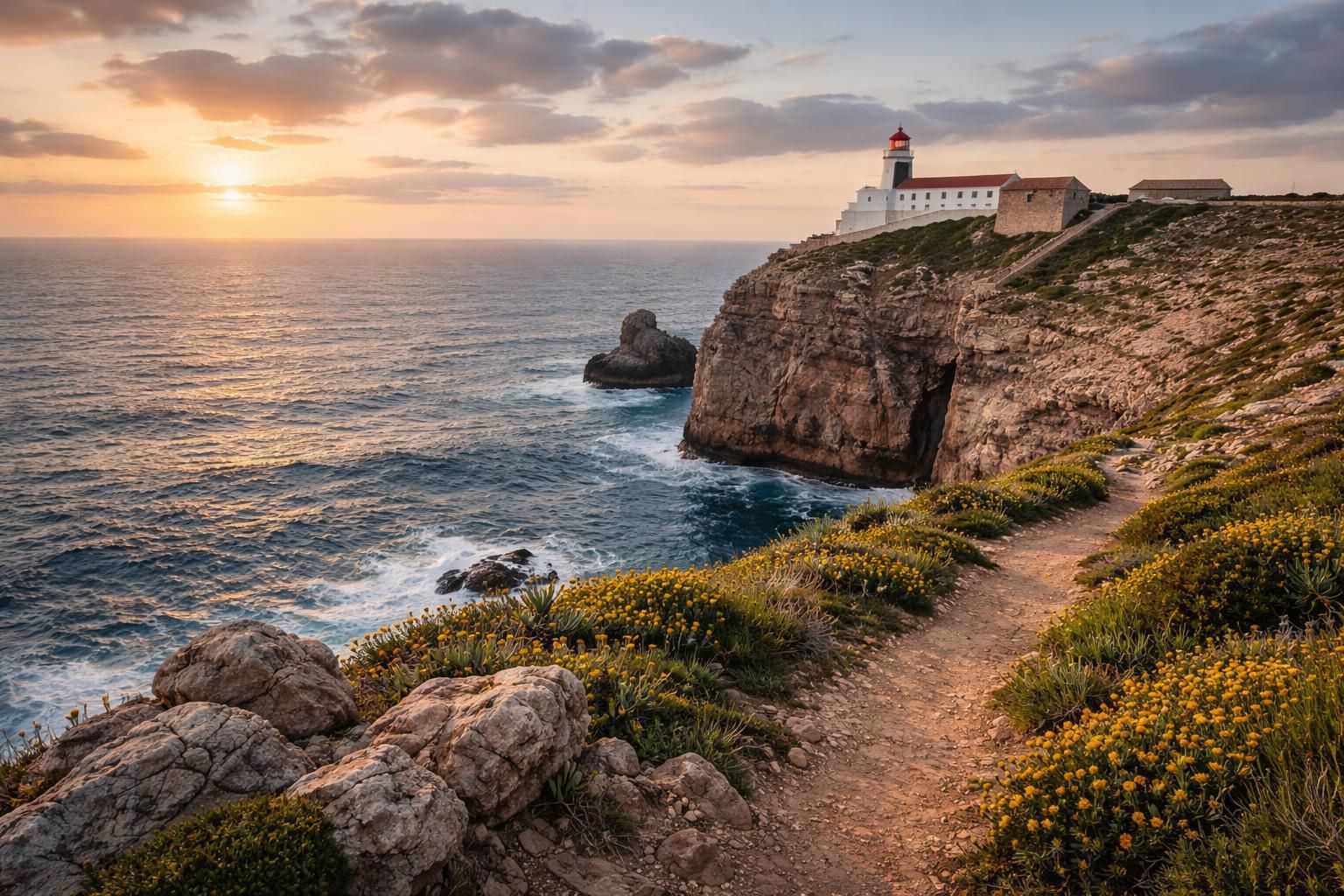 découvrez cape st vincent, le point le plus au sud-ouest de l'europe situé au portugal, célèbre pour ses paysages côtiers spectaculaires et son importance historique.