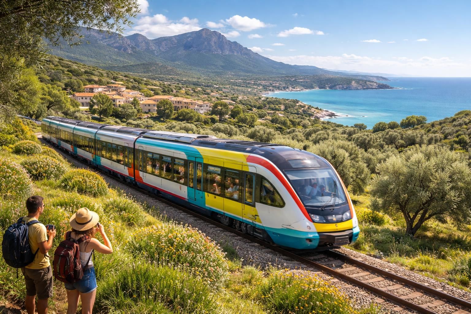 découvrez la sardaigne autrement en explorant ses paysages et ses trésors culturels en train, sans voiture. un voyage inoubliable alliant confort, écologie et authenticité.