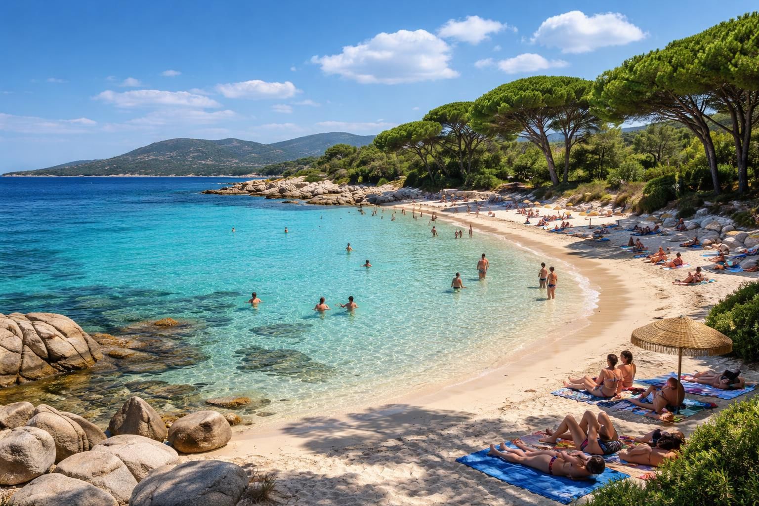 découvrez la plage de saint cyprien en corse, un véritable paradis méditerranéen à ne pas manquer lors de votre voyage, entre sable fin, eaux turquoise et paysages idylliques.