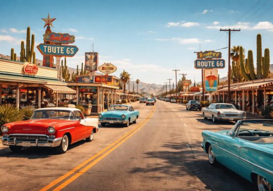 découvrez les incontournables de la route 66 : restaurants typiques, attractions emblématiques et bien plus pour un voyage inoubliable.