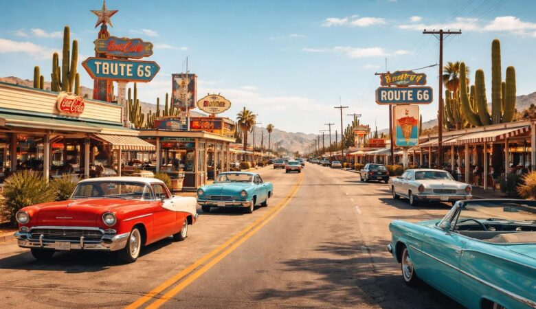 découvrez les incontournables de la route 66 : restaurants typiques, attractions emblématiques et bien plus pour un voyage inoubliable.