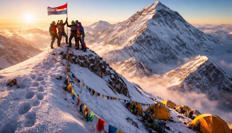 découvrez les records impressionnants et les exploits incroyables réalisés sur la montagne la plus haute du monde, un sommet qui fascine et inspire les aventuriers.