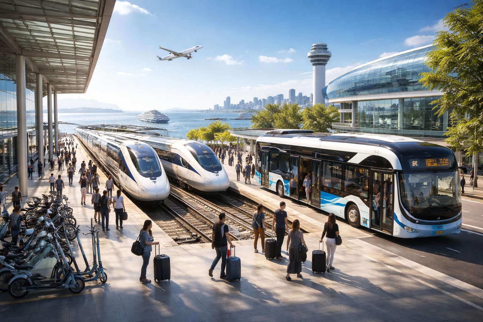 rome2rio vous aide à trouver le meilleur itinéraire pour voyager facilement vers votre destination dans le monde entier, en comparant tous les modes de transport disponibles.