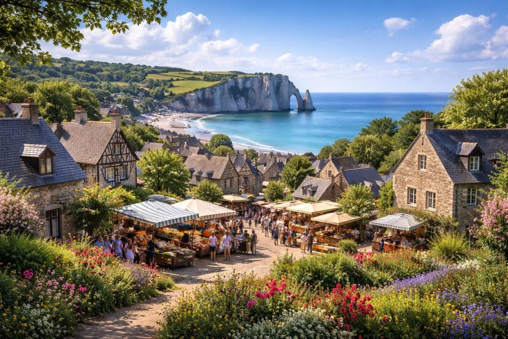 découvrez les beaux villages autour d'etretat, véritables joyaux de la normandie, alliant charme pittoresque, histoire et paysages naturels à couper le souffle.