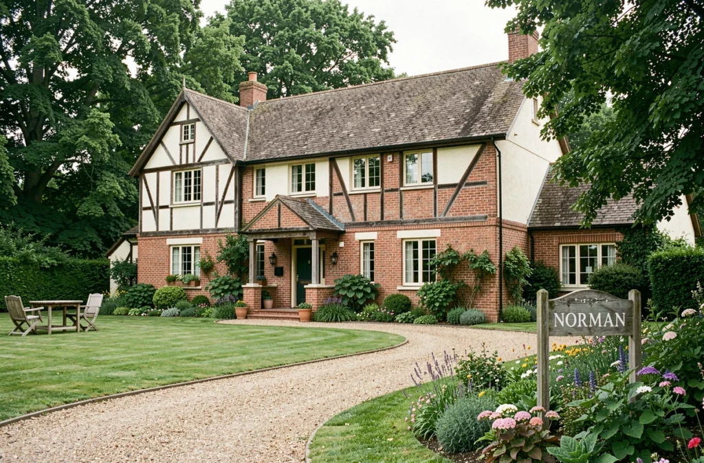 Logis Hôtel la Bertelière, hôtel de campagne normand avec jardin et façade à colombages